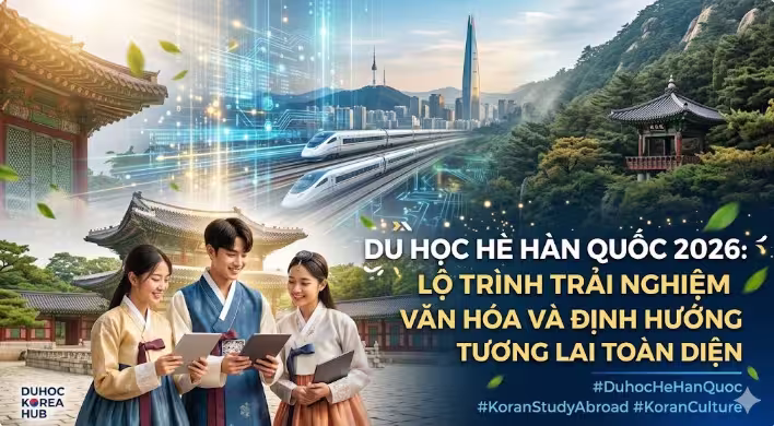 Du Học Hè Hàn Quốc 2026: Lộ Trình Trải Nghiệm Văn Hóa Và Định Hướng Tương Lai Toàn Diện