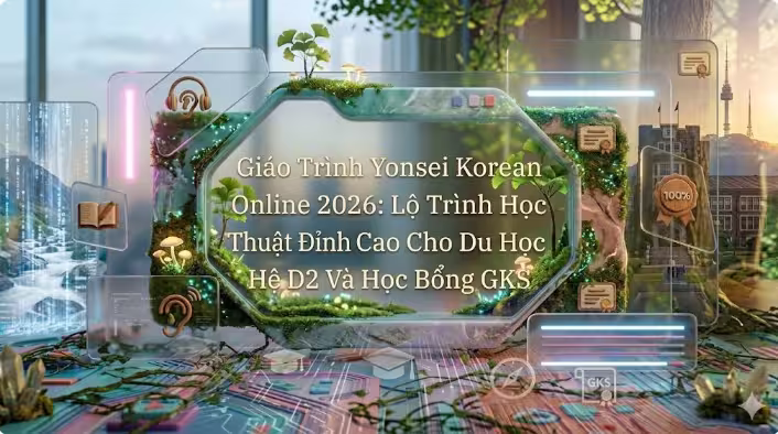 Giáo Trình Yonsei Korean Online 2026: Lộ Trình Học Thuật Đỉnh Cao Cho Du Học Hệ D2 Và Học Bổng GKS