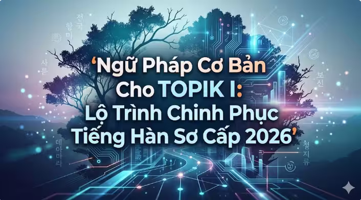 Ngữ Pháp Cơ Bản Cho TOPIK I: Lộ Trình Chinh Phục Tiếng Hàn Sơ Cấp 2026