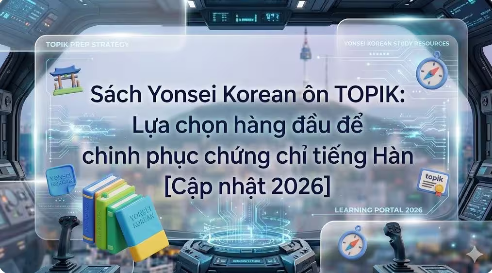 Sách Yonsei Korean ôn TOPIK: Lựa chọn hàng đầu để chinh phục chứng chỉ tiếng Hàn [Cập nhật 2026]