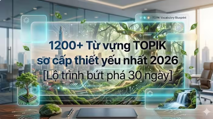 Sejong Korean Từ Vựng: Lộ Trình Làm Chủ Tiếng Hàn Giao Tiếp & Thi Đỗ TOPIK 2026
