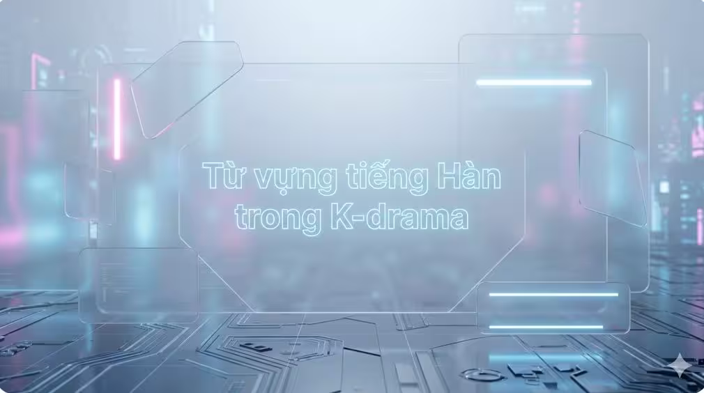 Từ vựng tiếng Hàn trong K-drama