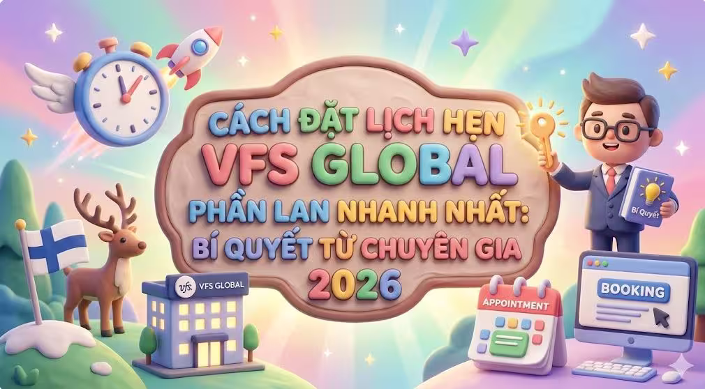 Cách Đặt Lịch Hẹn VFS Global Phần Lan Nhanh Nhất: Bí Quyết Từ Chuyên Gia 2026
