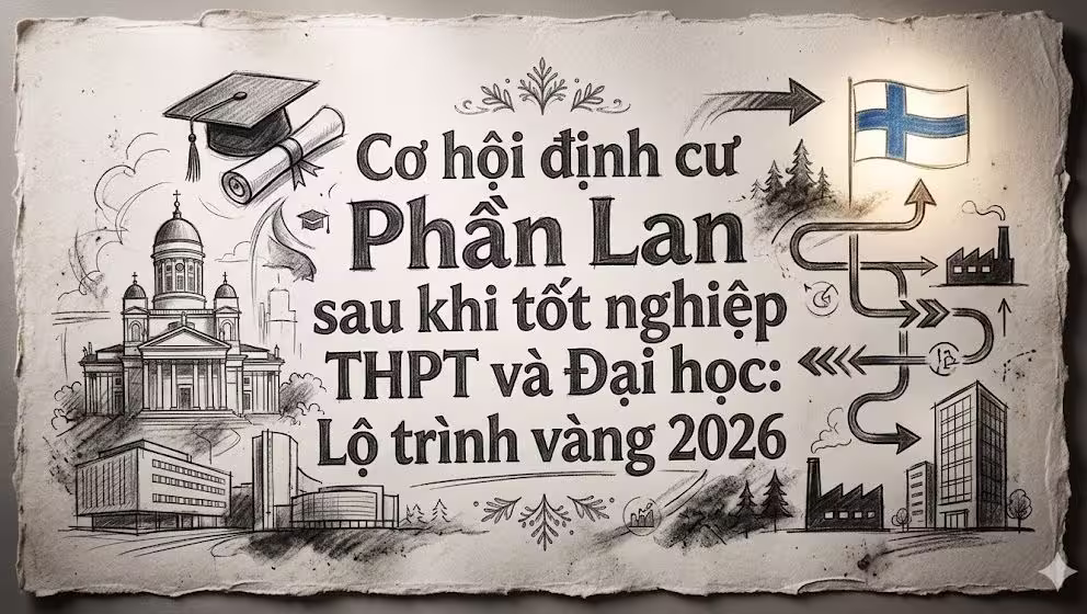 Cơ hội định cư Phần Lan sau khi tốt nghiệp THPT và Đại học: Lộ trình vàng 2026