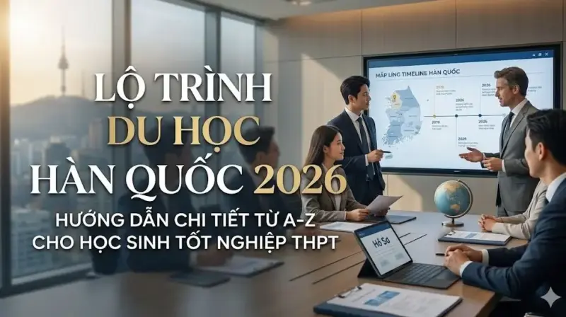 Lộ Trình Du Học Hàn Quốc 2026: Hướng Dẫn Chi Tiết Từ A-Z Cho Học Sinh Tốt Nghiệp THPT