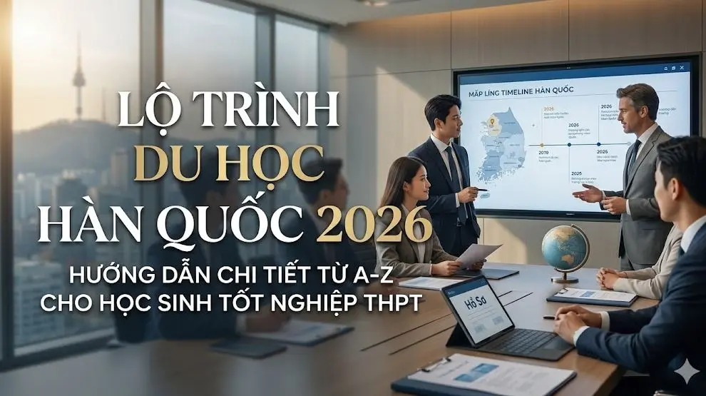 Lộ Trình Du Học Hàn Quốc 2026: Hướng Dẫn Chi Tiết Từ A-Z Cho Học Sinh Tốt Nghiệp THPT