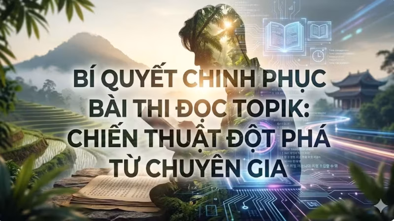 Bí quyết chinh phục bài thi Đọc TOPIK: Chiến thuật đột phá từ chuyên gia