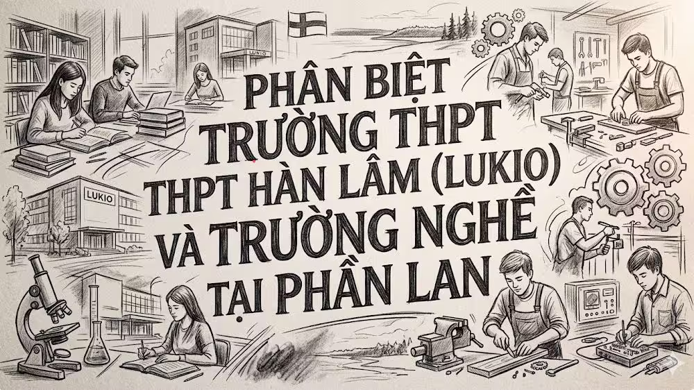 Phân biệt trường THPT hàn lâm (Lukio) và trường nghề tại Phần Lan: Lựa chọn nào cho tương lai 2026?