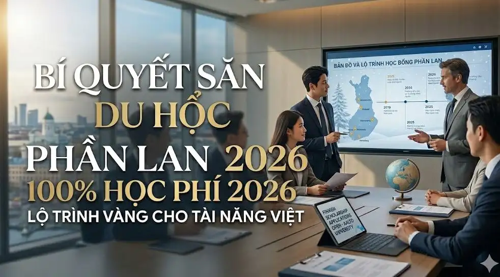Bí Quyết Săn Học Bổng Du Học Phần Lan 100% Học Phí 2026: Lộ Trình Vàng Cho Tài Năng Việt
