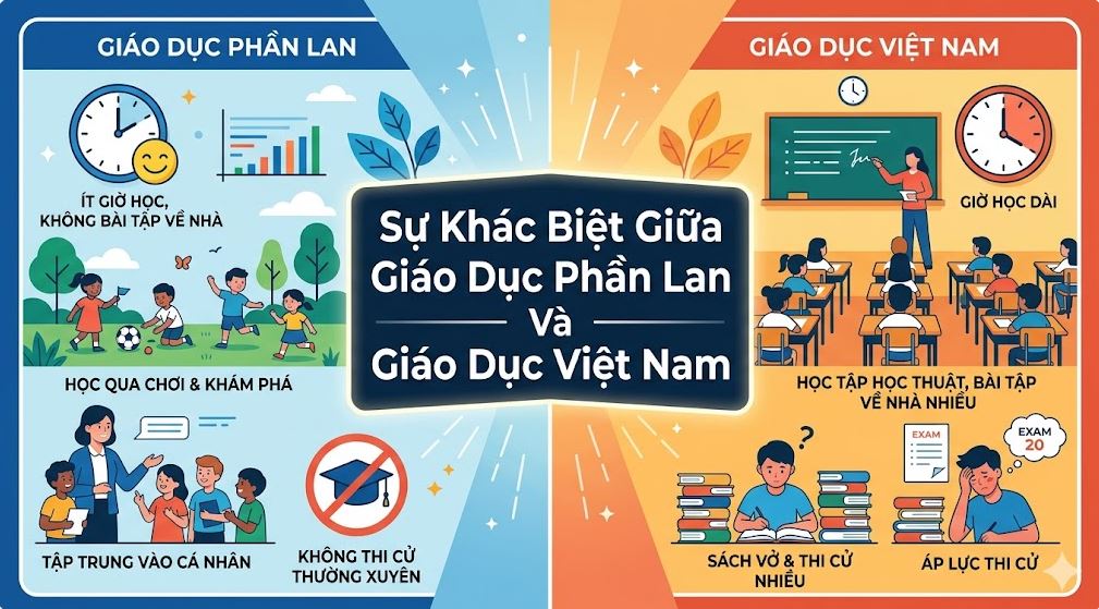 Sự Khác Biệt Giữa Giáo Dục Phần Lan Và Giáo Dục Việt Nam: Tầm Nhìn 2026