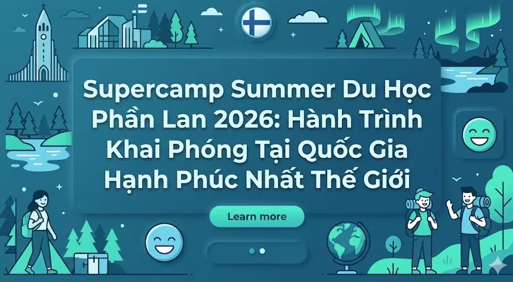Supercamp Summer Du Học Phần Lan 2026: Hành Trình Khai Phóng Tại Quốc Gia Hạnh Phúc Nhất Thế Giới