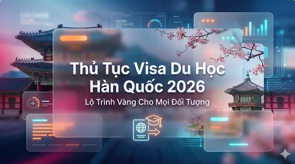 Thủ Tục Visa Du Học Hàn Quốc 2026: Lộ Trình Vàng Cho Mọi Đối Tượng